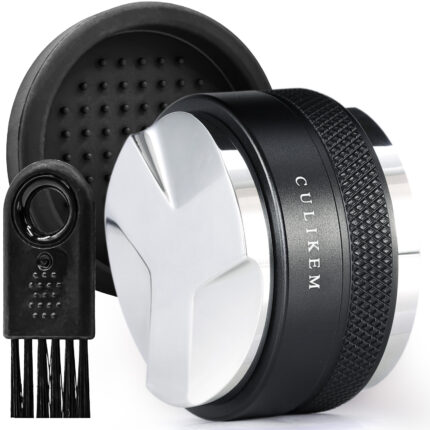 CULIKEM-Espresso Tamper Coffee Distributor Tool - Dual Head Espresso Leveler Fits for Portafilter, Espresso Hand Tamper